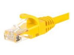 NETRACK BZPAT025UY Netrack patch cable RJ45, snagless boot, Cat 5e UTP, 0.25m yellow