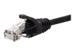 NETRACK BZPAT0256K Netrack patch cable RJ45, snagless boot, Cat 6 UTP, 0.25m black