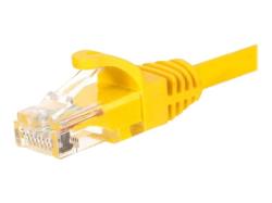 NETRACK BZPAT1UY Netrack patch cable RJ45, snagless boot, Cat 5e UTP, 1m yellow