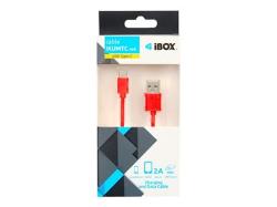IBOX IKUMTCR I-BOX USB TYPE-C CABLE 2A RED 1m