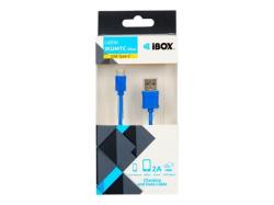 IBOX IKUMTCB I-BOX USB TYPE-C CABLE 2A BLUE 1m
