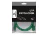 GEMBIRD CAT5e UTP Patch cord green 1m