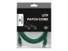 GEMBIRD CAT5e UTP Patch cord green 3m