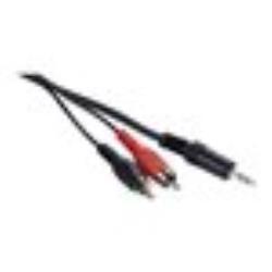GEMBIRD CCA-458/0.2 Gembird audio cable JACK 3,5mm M / 2x RCA (CINCH) M, 0.20M