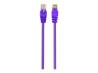 GEMBIRD CAT5e UTP Patch cord purple 0.25