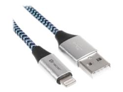TRACER TRAKBK46269 Cable TRACER USB 2.0 Iphone AM - lightning 1,0m black-blue