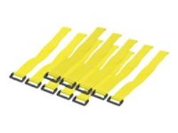 LOGILINK KAB0015 LOGILINK - Cable Tie with velco, yellow