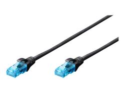 DIGITUS DK-1512-0025/BL DIGITUS Premium CAT 5e UTP patch cable 0,25m black