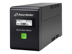 POWERWALK VI 800 SW IEC Power Walker UPS Line-Interactive 800VA 3x IEC C13, PURE SINE, RJ11/RJ45,USB,LCD