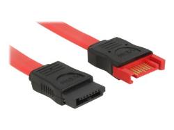 DELOCK 83953 Delock Extension cable SATA 6 Gb/s male > SATA female 30 cm red