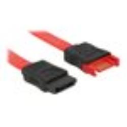 DELOCK 83952 Delock Extension cable SATA 6 Gb/s male > SATA female 20 cm red