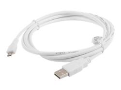 LANBERG CA-USBM-10CC-0018-W cable USB 2.0 micro AM-MBM5P 1.8m white