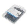 LANBERG ORG01-CC70-102B Cable Holder 7mm 100 PCS Black