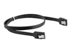LANBERG CA-SASA-14CU-0070-BK cable SATA DATA II 6GB/S F/F 70cm METAL CLIPS Black