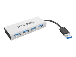 ICYBOX IB-AC6104 IcyBox 4xPort USB 3.0 Hub, Silver