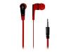 ART SLA S2D ART earbuds headphones with microphone S2D red smartphone/MP3/tablet