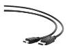 GEMBIRD cable DISPLAYPORT M -> HDMI M 5m