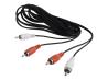 GEMBIRD CCAB-2R2R-6 RCA stereo cable