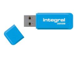 INTEGRAL INFD32GBNEONB Integral USB Flash Drive Neon 32GB USB 2.0 - Blue