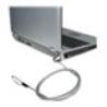 TECHLY 106060 Techly Notebook security cable lock with key 1.4m steel silver