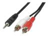 TECHLY 907545 Audio stereo cable