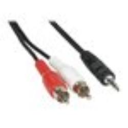 TECHLY 907545 Techly Audio stereo cable Jack 3.5mm to 2x RCA M/M 3m