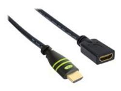 TECHLY 106824 Techly Monitor extension cable HDMI-HDMI M/F 0,2m Ethernet 4K 60Hz black