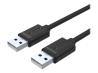 UNITEK Y-C442GBK USB Cabel USB2.0 AM-AM