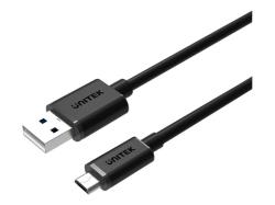 UNITEK Y-C4008BK Unitek USB 2.0 - microUSB cable set 3x 0,3m Y-C4008BK