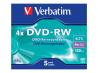 VERBATIM 43285 DVD-RW Verbatim 5pcs