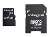 INTEGRAL INMSDH16G-100V10 Integral 16GB MICRO SDHC 100V10, Read 100MB/s  U1 V10 + ADAPTER