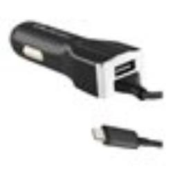 QOLTEC 50143 Qoltec Car charger   12V-24V   5V/3.4A   USB + micro USB