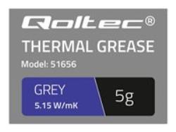 QOLTEC 51656 Qoltec Thermal paste 5.15W/m-K 5g grey