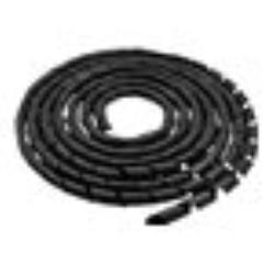 QOLTEC 52252 Qoltec Cable organizer 10mm 10m Black