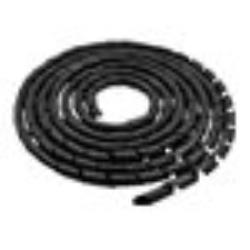 QOLTEC 52255 Qoltec Cable organizer 16mm 10m  Black