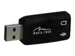 MEDIATECH MT5101 VIRTU 5.1 USB, is the perfect 3D Surround sound card for PCs and laptops,