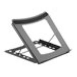 DIGITUS DA-90368 DIGITUS Foldable Steel Laptop/Tablet from 10  to 15  Stand adjustable black