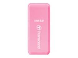 TRANSCEND card reader USB 3.1 Gen 1 SD/microSD pink | TS-RDF5R