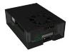 ICY BOX Case for Raspberry Pi 4 acrylic top/bottom/frame Anthr./black