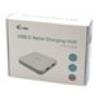 I-TEC USB-C Metal Charging HUB 4x USB 3.0 + Power Delivery 60W w/o power adapter ideal for Notebook Ultrabook Tablet PC