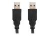 LANBERG cable USB-A M/M 3.0 1.8m black