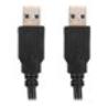 LANBERG cable USB-A M/M 3.0 1.8m black