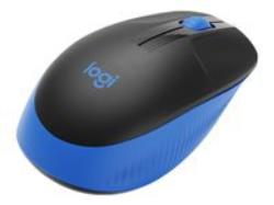 LOGITECH M190 Full-size wireless mouse - BLUE - EMEA | 910-005907