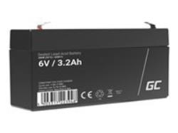 GREEN CELL Battery AGM 6V 3.2 Ah | AGM14