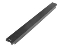 LANBERG 19inch plastic fast assembly fire retardant blanking panel 1U black | AKP-1401-B