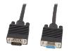 LANBERG VGA M/F extension cable 5m shielded ferrite black