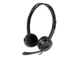 NATEC headset Canary Go with microphone black | NSL-1665