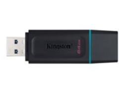 KINGSTON 64GB USB3.2 Gen 1 DataTraveler Exodia Black + Teal | DTX/64GB