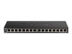 D-LINK 16-Port 10/100/1000Mbps Unmanaged Gigabit Ethernet Switch | DGS-1016S/E