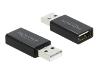 DELOCK Adapter USB A /F 2.0 to USB A /M